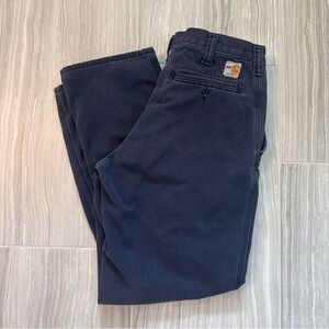 Carhartt FR Work Pants Men's 32x32 | Flame Resistant Dark Blue Dungaree